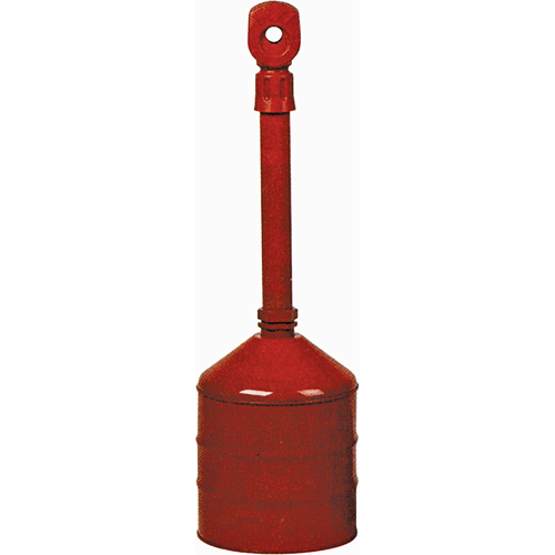 Cendriers robustes, Sur pied, Acier, Capacit&eacute; 5 gal. US, Hauteur 38-1/2" Superchem Industries