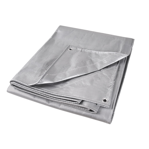 B&acirc;che, Super robuste, Argent, 10' x 8' x 12 mils Superchem Industries
