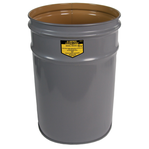 Cease-Fire&reg; Grey Smoking Receptacle Drum Superchem Industries
