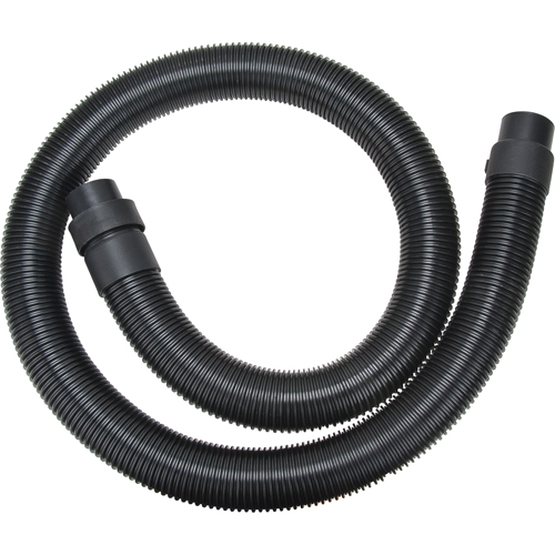 Tuyau souple de 7' pour r&eacute;servoir nervur&eacute; pour aspirateurs industriels en acier inoxydable pour d&eacute;chets secs/humides Superchem Industries