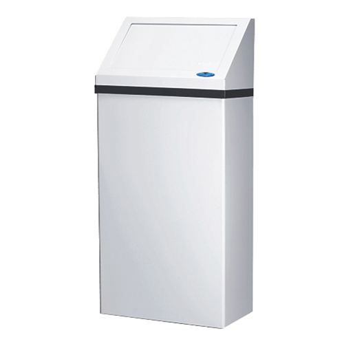 Wall-Mounted Waste Receptacle, Steel, 13.2 US gal. Superchem Industries