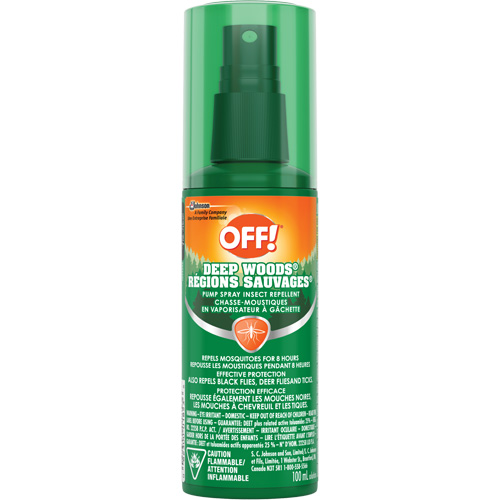 Insectifuge Off! R&eacute;gions sauvages, DEET &agrave; 25 %, Vaporisateur, 100 ml Superchem Industries
