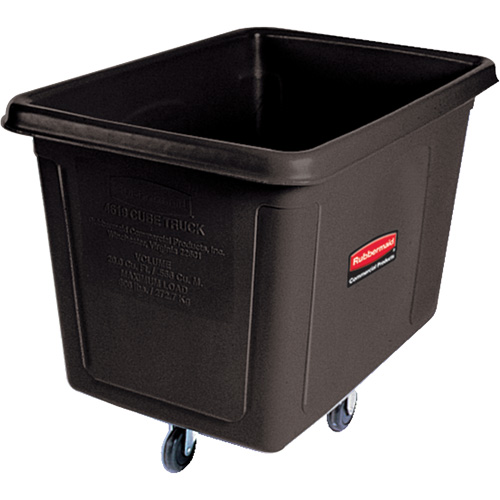 Bulk Cube Truck, Polyethylene, 48" L x 34-1/16" W x 36-1/2" H, 20 cu.ft. Volume, 600 lbs. Capacity Superchem Industries