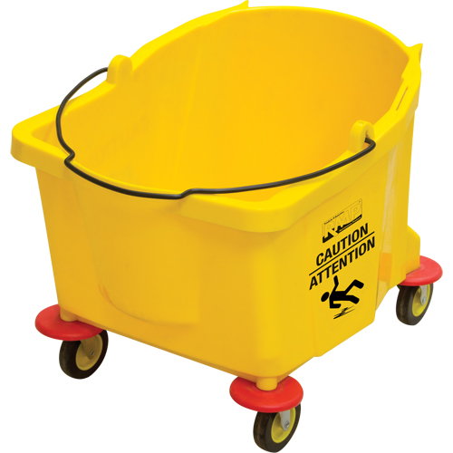 Mop Bucket, 9.5 US Gal. (38 qt.) Capacity, Yellow Superchem Industries