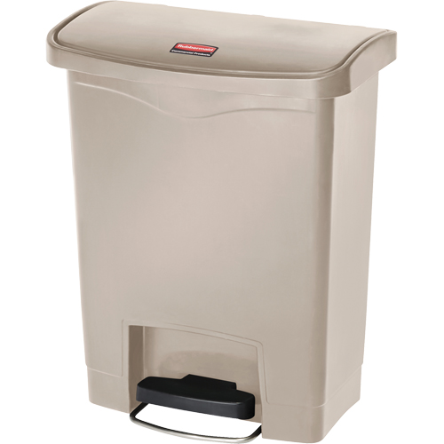Slim Jim&reg; Waste Container, Resin, 8 US gal. Capacity Superchem Industries