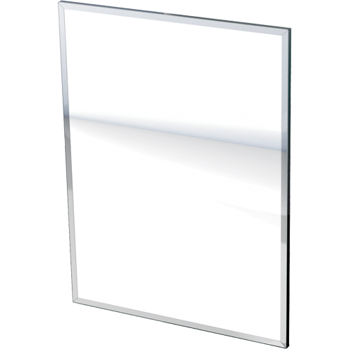 Stock Series Mirror, Flat Frame, 18" L x 30" W Superchem Industries
