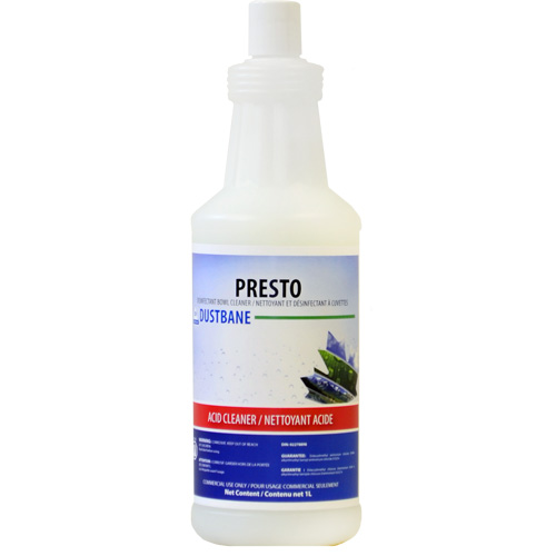 Nettoyant d&eacute;sinfectant &agrave; cuvettes Presto, 1 L, Bouteille Superchem Industries