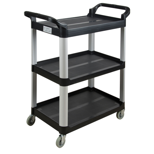 Chariot utilitaire, 3 tiers, 16-3/4" x 37" x 33-1/2", Capacit&eacute; 250 lb Superchem Industries