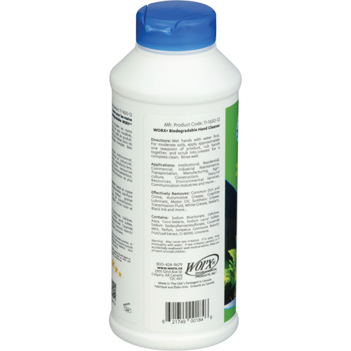 Nettoyant pour les mains biod&eacute;gradable, Poudre, 0,406 lb, Bouteille, Parfum&eacute; Superchem Industries