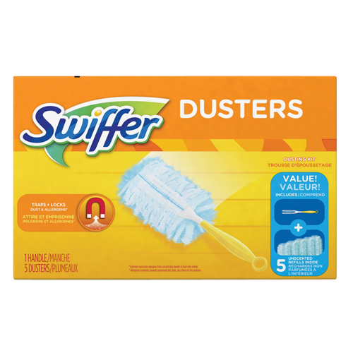 Duster Kit, Slip On Style, Microfibre, 5" L x 3-1/2" W Superchem Industries