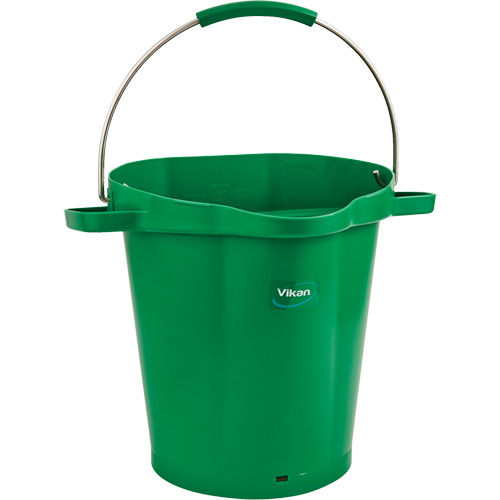 5692 Series Bucket, Green, 3 US gal. Superchem Industries