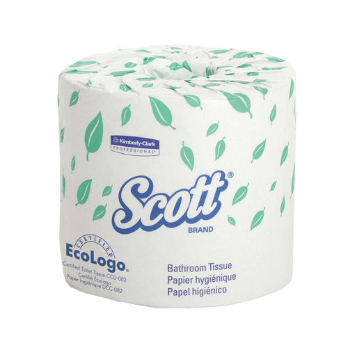 Papier hygi&eacute;nique Scott, 1 Pli, 550 Feuilles/Rouleu, Longueur 403', Blanc Superchem Industries