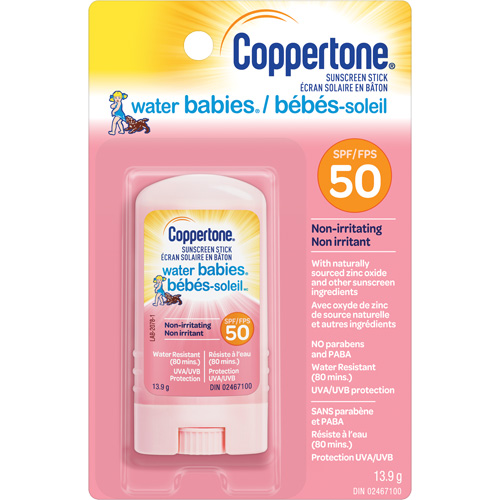 Water Babies&reg; Sunscreen, SPF 50, Stick Superchem Industries