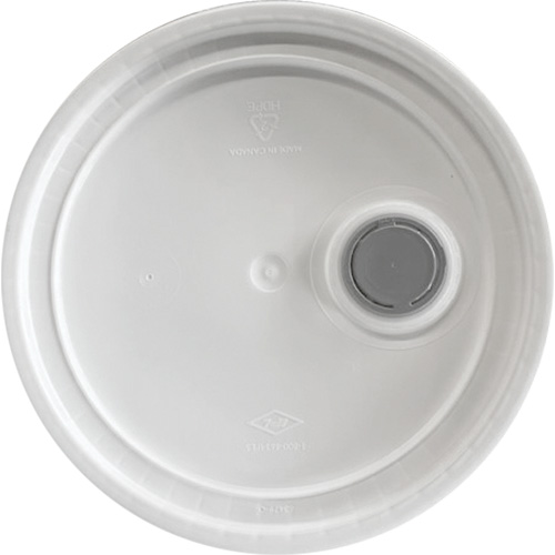 Seau avec couvercle, Plastique, 5,25 gal. Superchem Industries