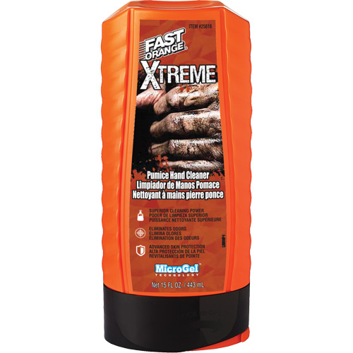 Xtreme Professional Grade Hand Cleaner, Pumice, 443 ml, Bottle, Orange Superchem Industries