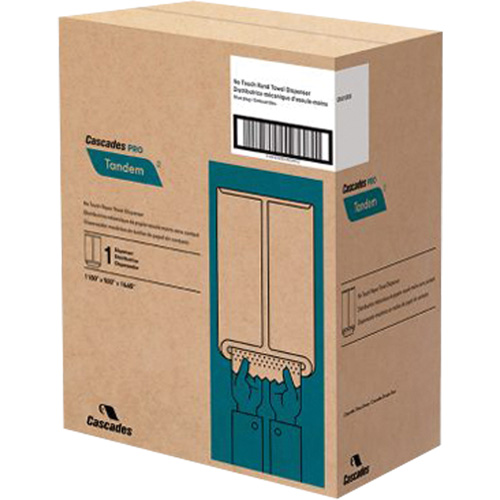 Pro Tandem Hand Towel Dispenser, No-Touch, 11.5" W x 9" D x 16.6" H Superchem Industries