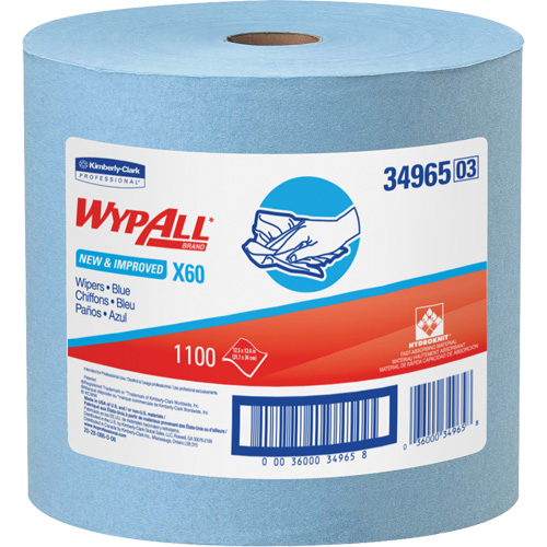 X60 Wipers, All-Purpose, 13-1/2" L x 12-1/2" W Superchem Industries