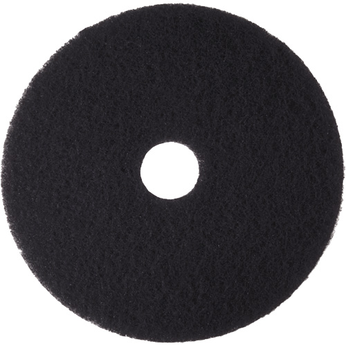 High Productivity Floor Pad, 16", Stripping, Black Superchem Industries