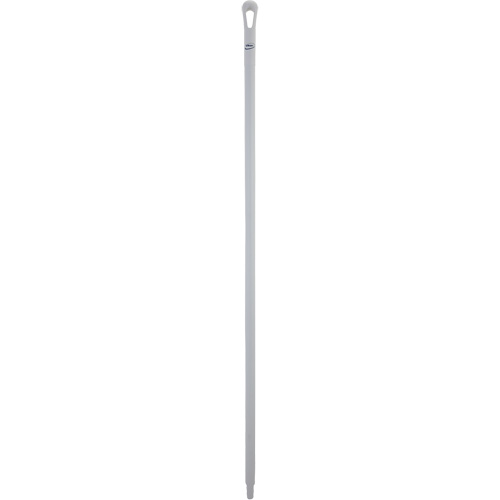 Ultra Hygiene Handle, Broom/Scraper/Squeegee, White, Ergonomic, 59" L Superchem Industries