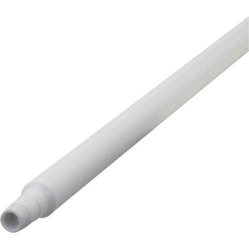 Ultra Hygiene Handle, Broom/Scraper/Squeegee, White, Ergonomic, 59" L Superchem Industries