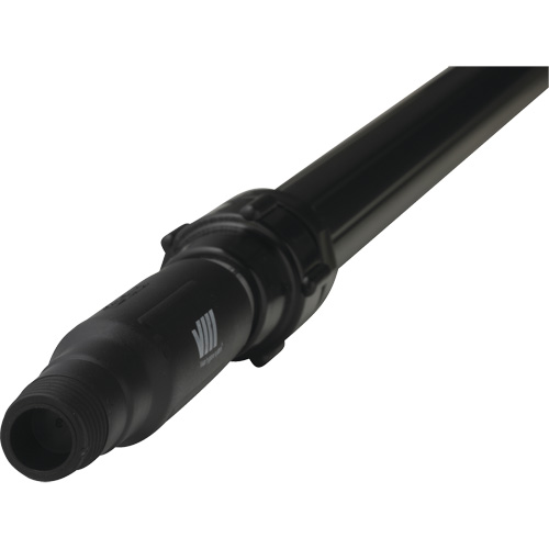 Manche de brosse pour plateforme, Brosse/Support &agrave; tampon, Noir, T&eacute;lescopique, 62"-113" lo Superchem Industries