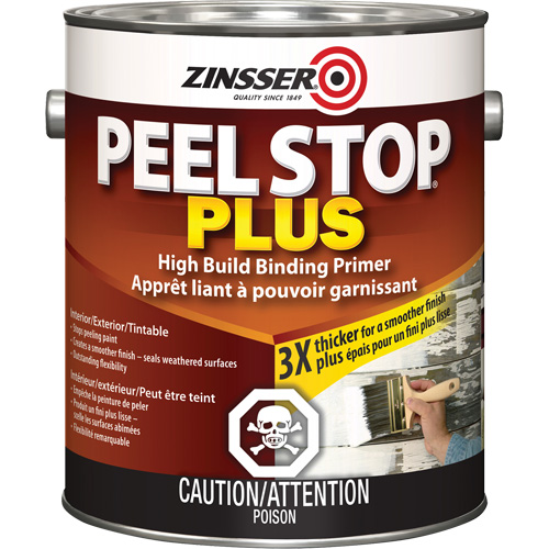 Couche primaire avec liant Plus High Build Peel Stop, 3,78 L, Gallon, Blanc Superchem Industries