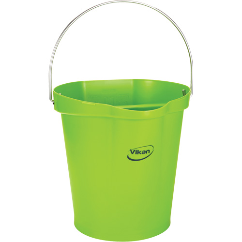 Seau pour l'hygi&egrave;ne des aliments, Lime, 3 gal. US Superchem Industries