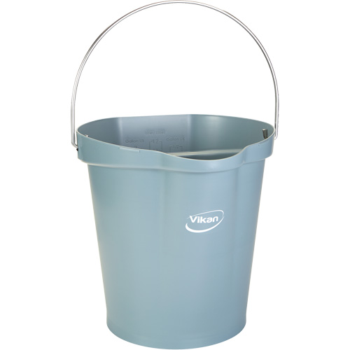 Food Hygiene Bucket, Grey, 3 US gal. Superchem Industries