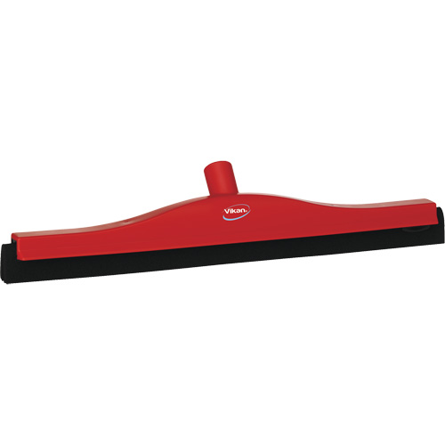 Fixed Head Food Hygiene Floor Squeegee, 20", Red Superchem Industries