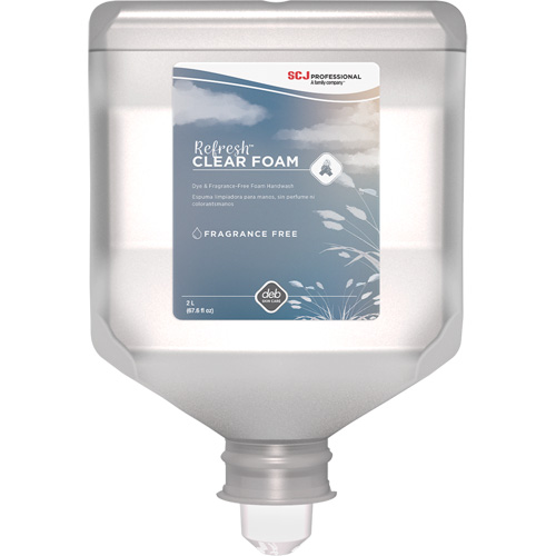 Savon transparent pour les mains Refresh, Mousse, 2 L, Sans parfum Superchem Industries