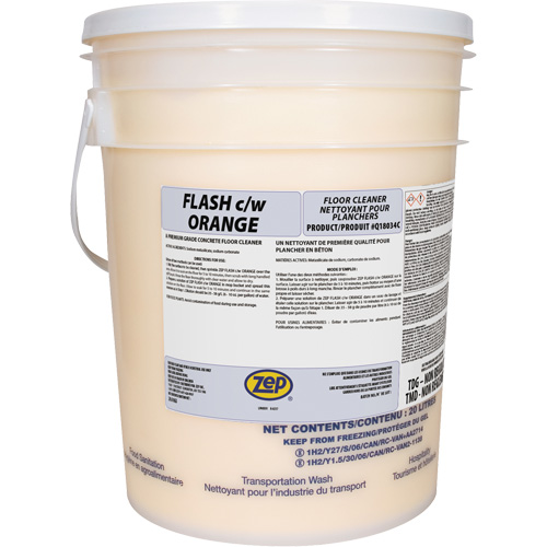 Flash Orange Premium Grade Concrete Floor Cleaner Superchem Industries