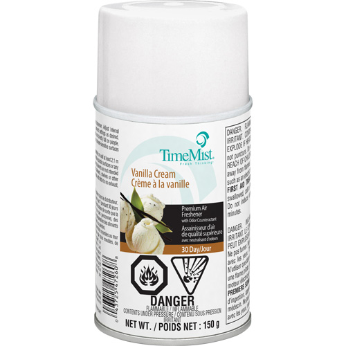 TimeMist&reg; Industrial Strength Air Freshener, Vanilla Cream, Aerosol Can/Cartridge Superchem Industries
