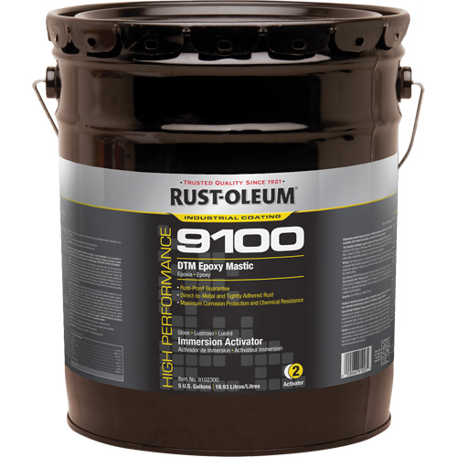 9100 System DTM Epoxy Mastic Immersion Activator, 5 gal., Pail Superchem Industries