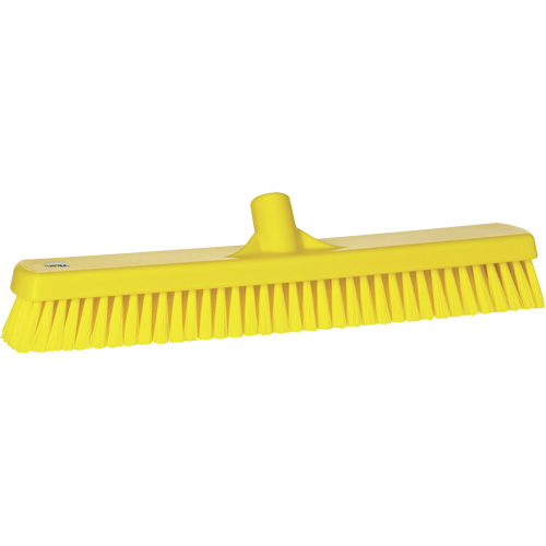 Brosse &agrave; r&eacute;curer pour planchers et murs, Crins Ferme, 19", Polyester, Jaune Superchem Industries