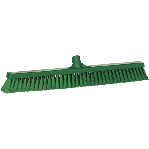 T&ecirc;te de balai-brosse pour petites particules, Crins Fin, 24", Polyester, Vert Superchem Industries