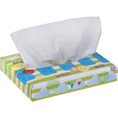 Kleenex&reg; Junior Facial Tissues, 2 Ply, 8.4" L x 5.5" W, 40 Sheets/Box Superchem Industries
