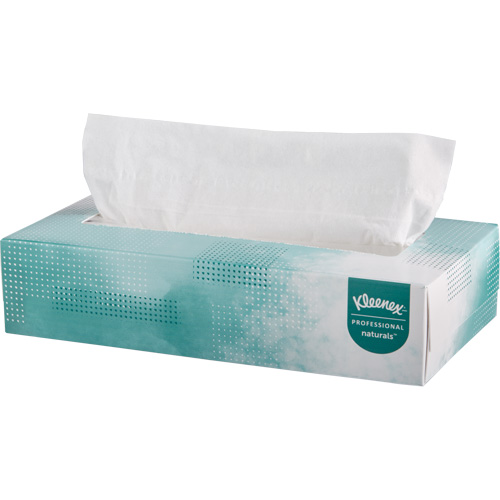 Papiers-mouchoirs Naturals de Kleenex, 2 pli, 8,4" lo x 8" la, 125 feuilles/boîte Superchem Industries