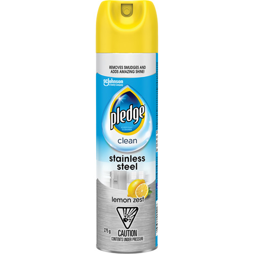 Pledge&reg; Stainless Steel Cleaner, 275 g, Aerosol Can Superchem Industries