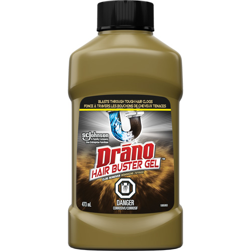 Produit d&eacute;bouchant extra puissant pour les bouchons de cheveux de Drano Superchem Industries