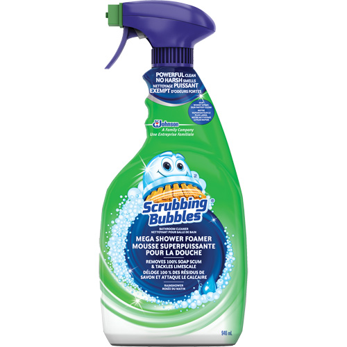 Nettoyant pour salle de bain Scrubbing Bubbles Mega Shower Foamer, 946 ml, Bouteille &agrave; g&acirc;chette Superchem Industries
