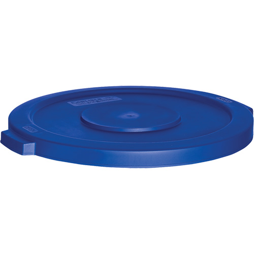 Couvercle pour contenant &agrave; d&eacute;chets, Couvercle plat, Plastique, Convient aux contenants 22" dia. Superchem Industries