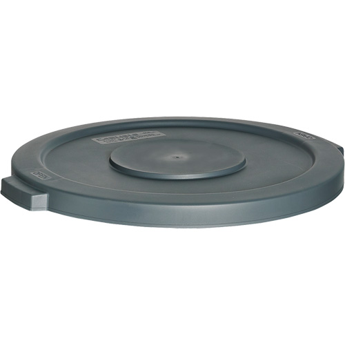 Waste Container Lid, Flat Lid, Plastic, Fits Container Size: 24" Dia. Superchem Industries