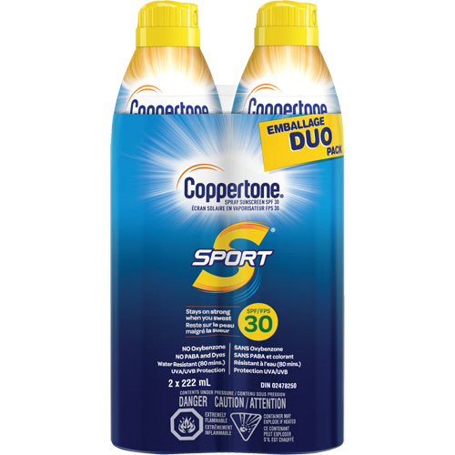 Sport&reg; Water Resistant Sunscreen, SPF 30, Aerosol Superchem Industries