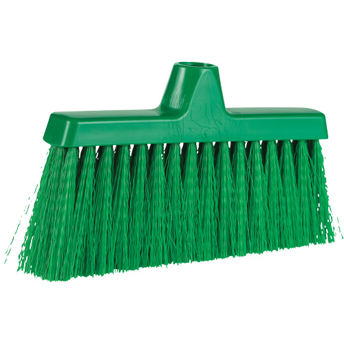 ColorCore Angle Head Broom, Medium Bristles, 10", Polypropylene, Green Superchem Industries