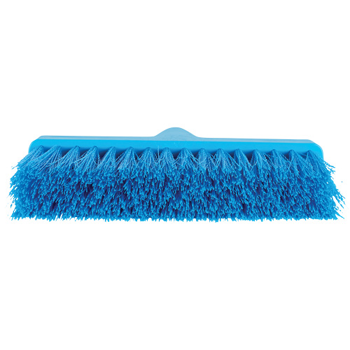 Balai oblique ColorCore, Crins Moyen, 10", Polypropyl&egrave;ne, Bleu Superchem Industries
