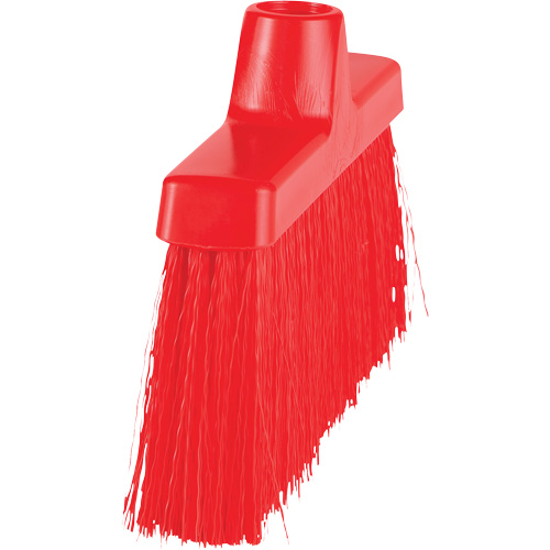 Balai oblique ColorCore, Crins Moyen, 10", Polypropyl&egrave;ne, Rouge Superchem Industries