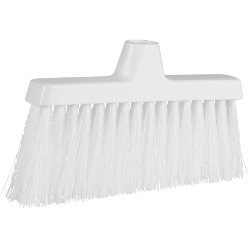 ColorCore Angle Head Broom, Medium Bristles, 10", Polypropylene, White Superchem Industries