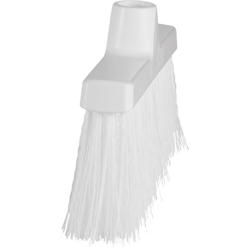 ColorCore Angle Head Broom, Medium Bristles, 10", Polypropylene, White Superchem Industries