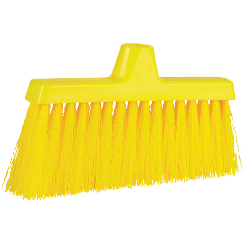 ColorCore Angle Head Broom, Medium Bristles, 10", Polypropylene, Yellow Superchem Industries