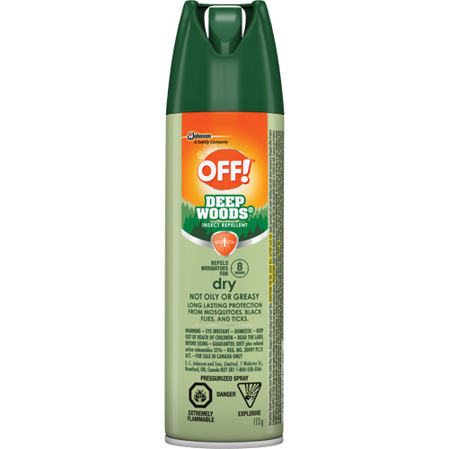 Insectifuge Off! R&eacute;gions sauvages, DEET &agrave; 25 %, A&eacute;rosol, 113 g Superchem Industries